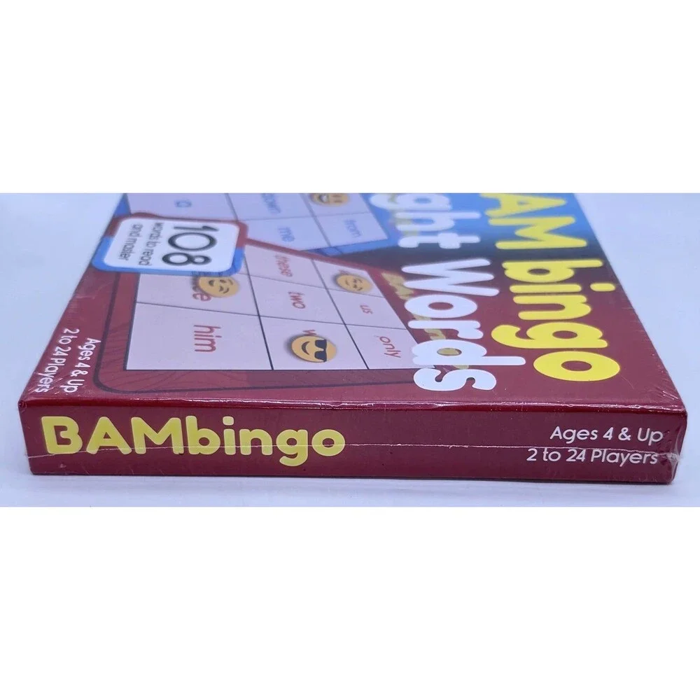 The Bambino Tree BAMbingo Sight Words Educational Board Game New Sealed